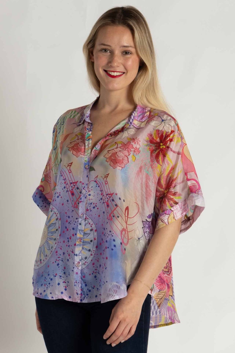 Johnny Was | The Audrey Short Sleeve Shirt | Cindy