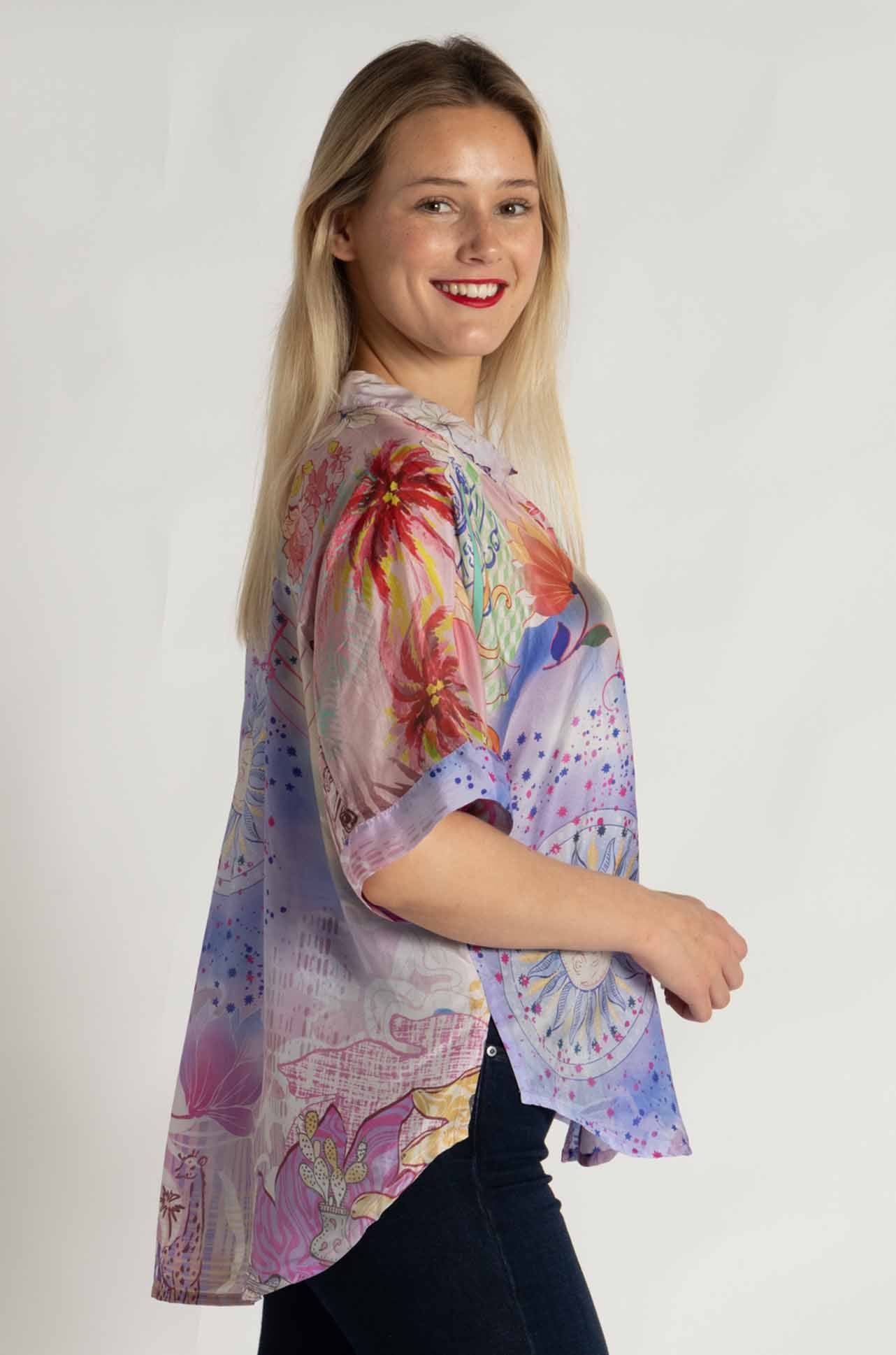 Johnny Was | The Audrey Short Sleeve Shirt | Cindy