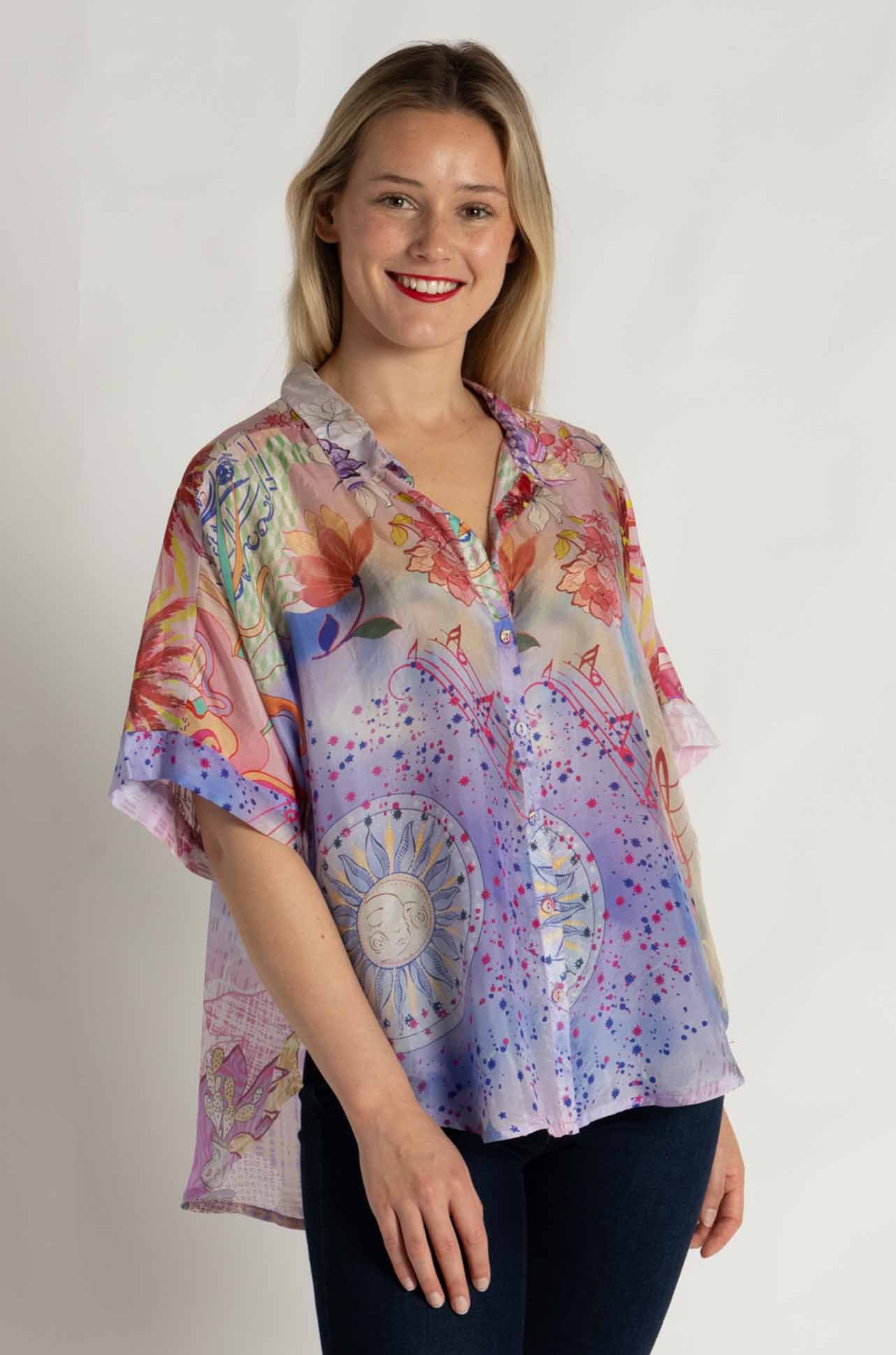 Johnny Was | The Audrey Short Sleeve Shirt | Cindy