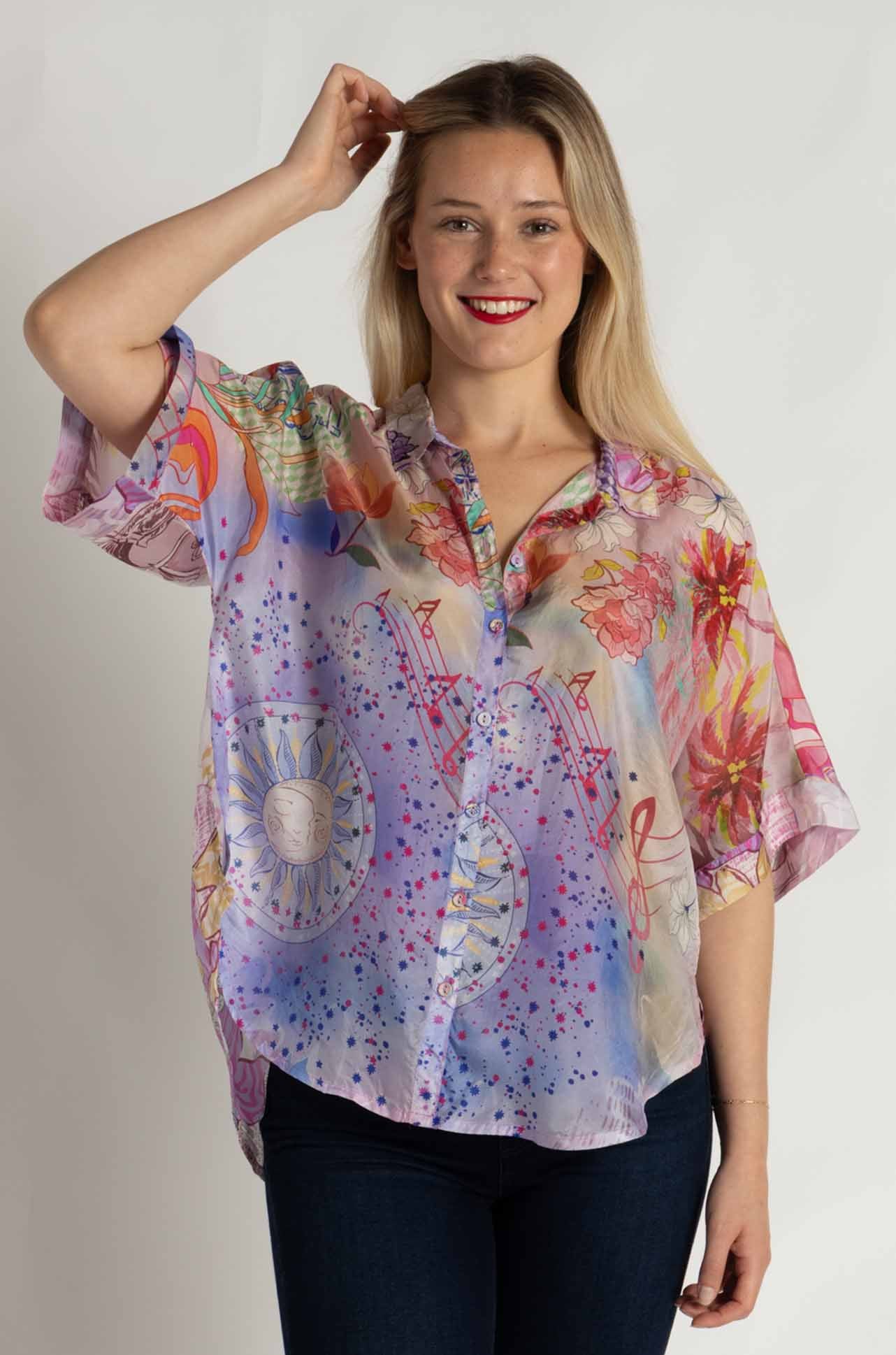 Johnny Was | The Audrey Short Sleeve Shirt | Cindy