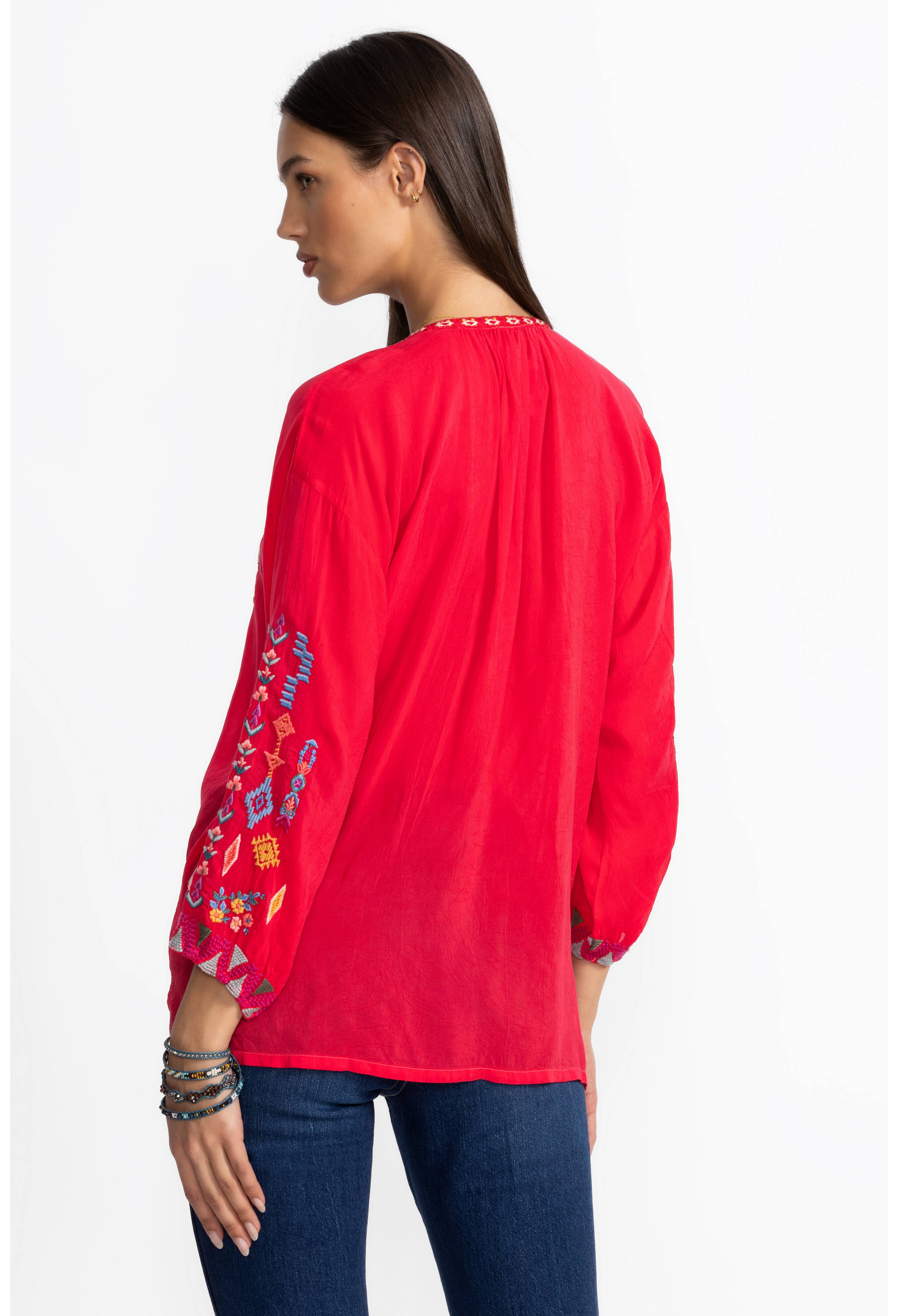 Johnny Was | The Sarah Blouse | Ski Patrol