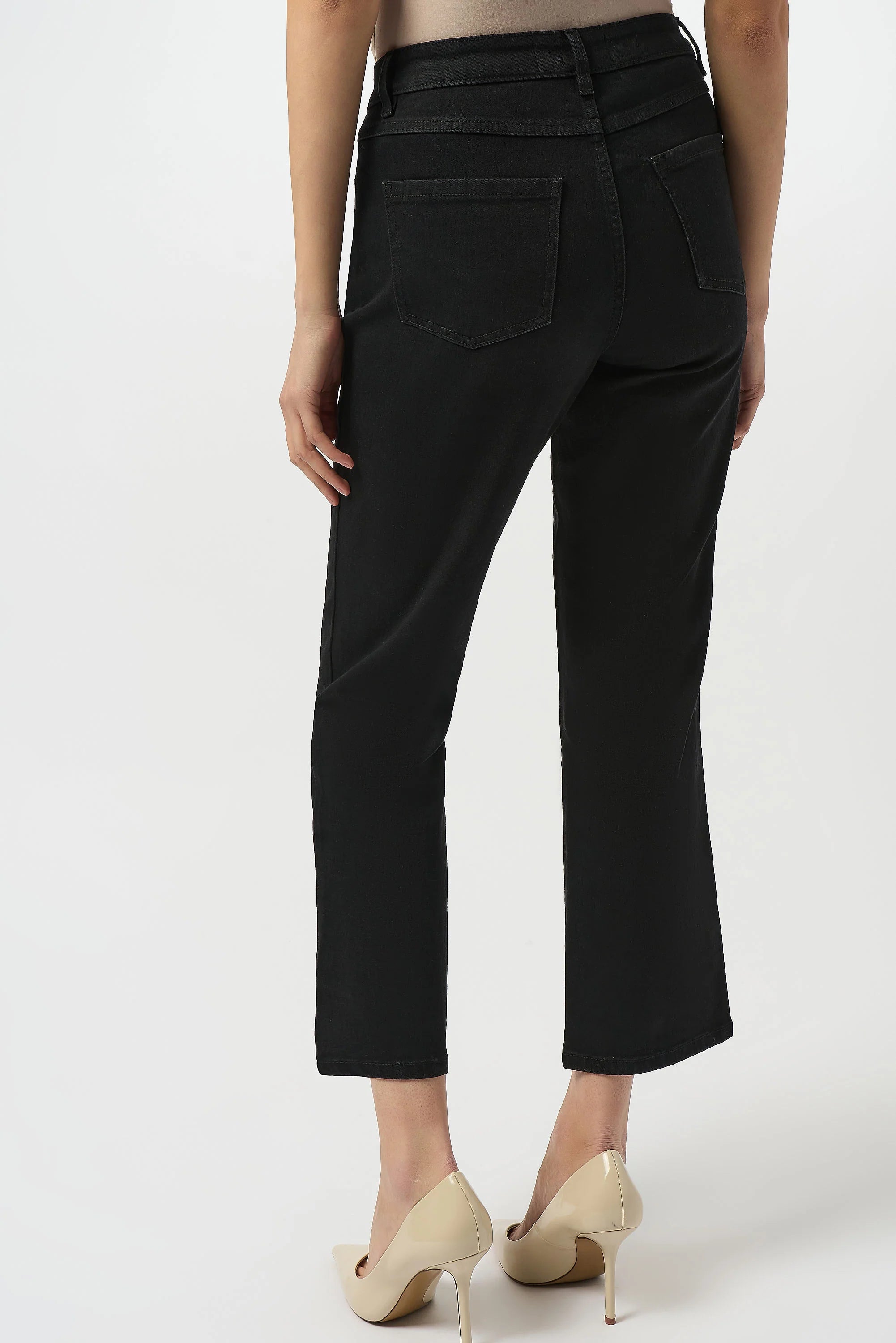 Joseph Ribkoff | Black Jeans with Diamanté Hem