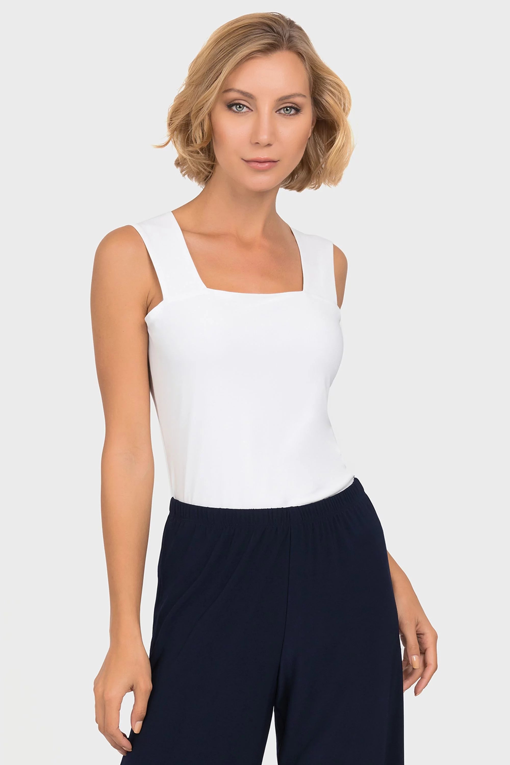 Joseph Ribkoff | Classic Square Neck Cami | White