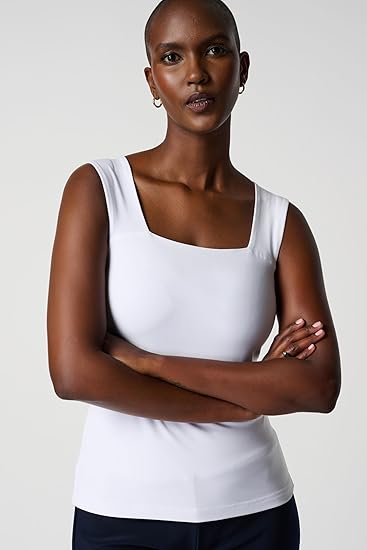 Joseph Ribkoff | Classic Square Neck Cami | White