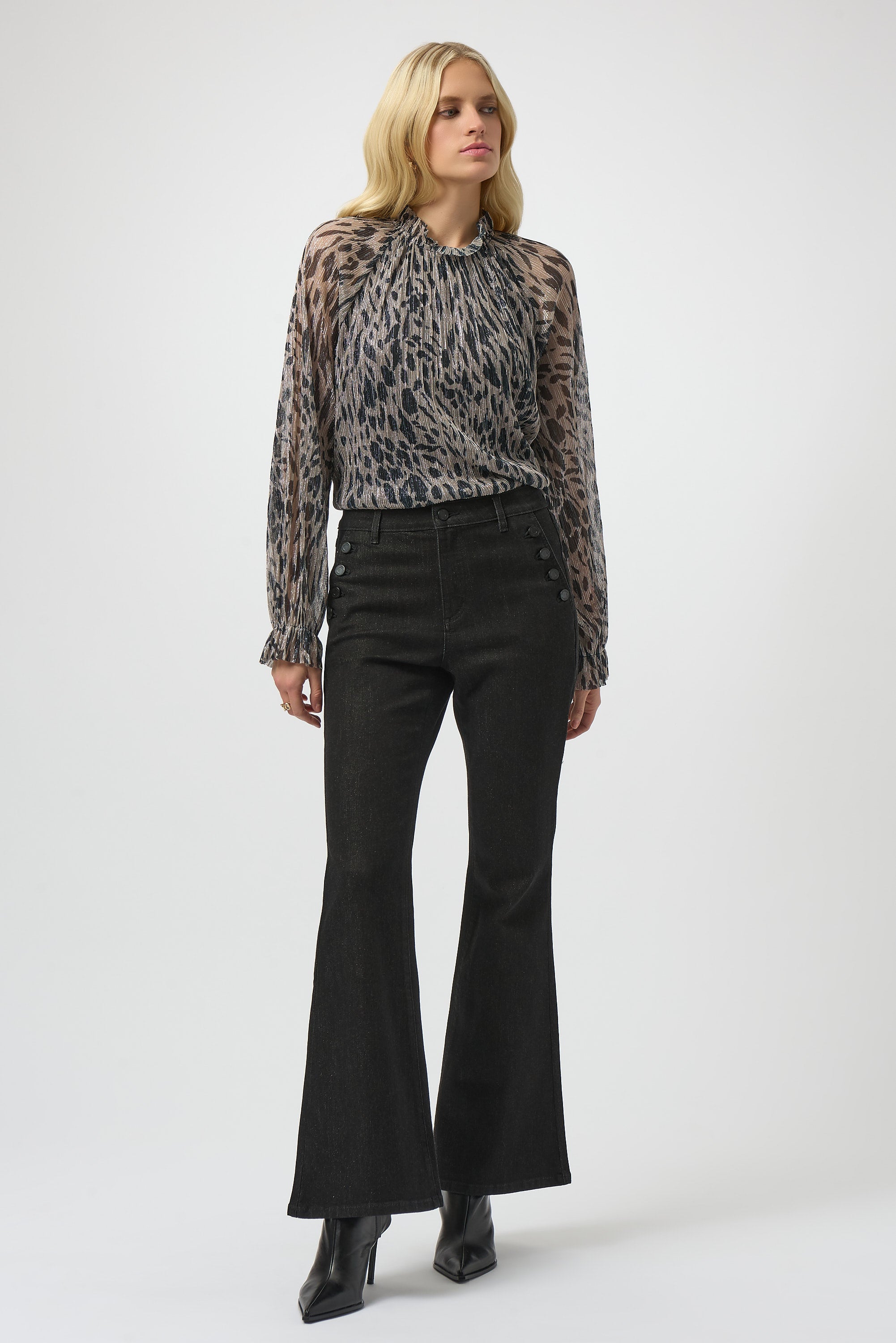 Joseph Ribkoff | LDS Pant | Black/Gold