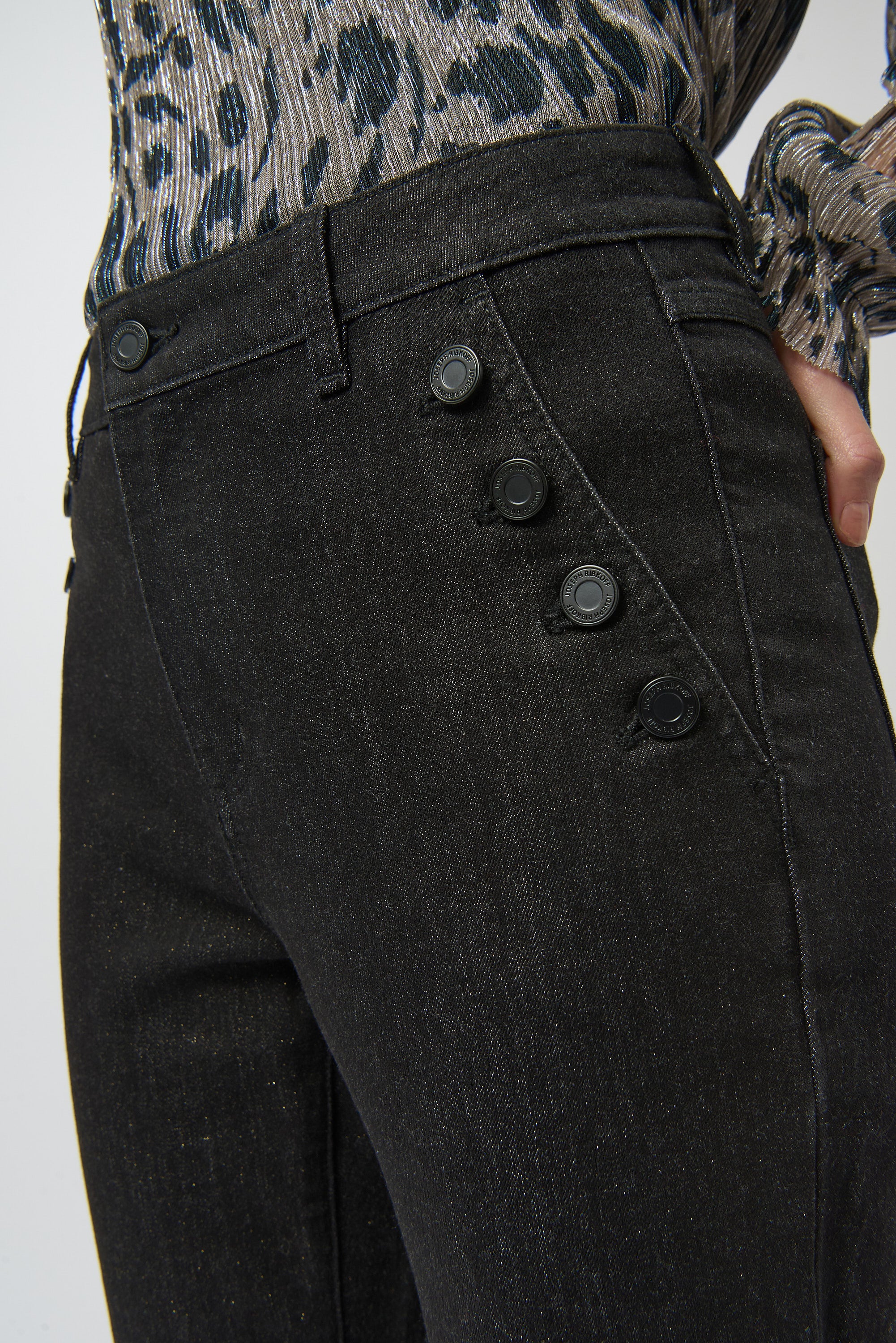 Joseph Ribkoff | LDS Pant | Black/Gold