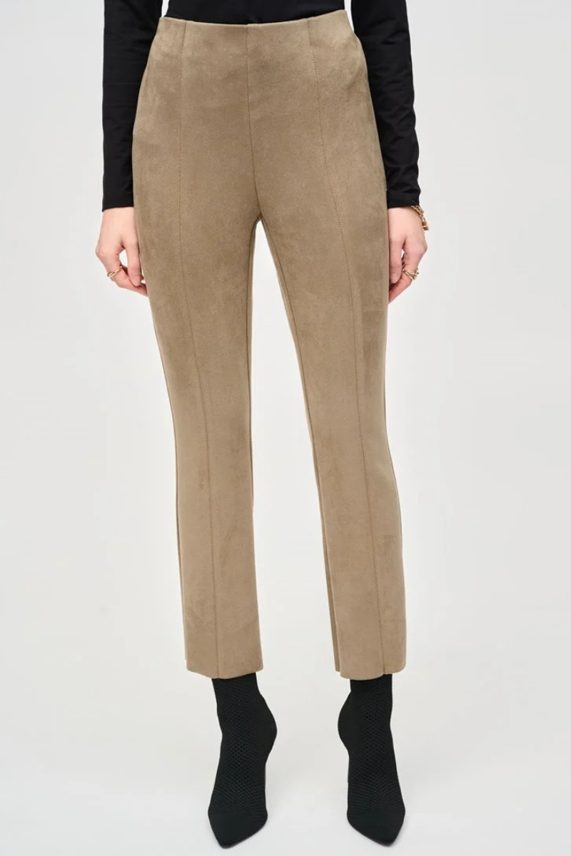 Joseph Ribkoff | Stretch Suede Flared Pants | Java