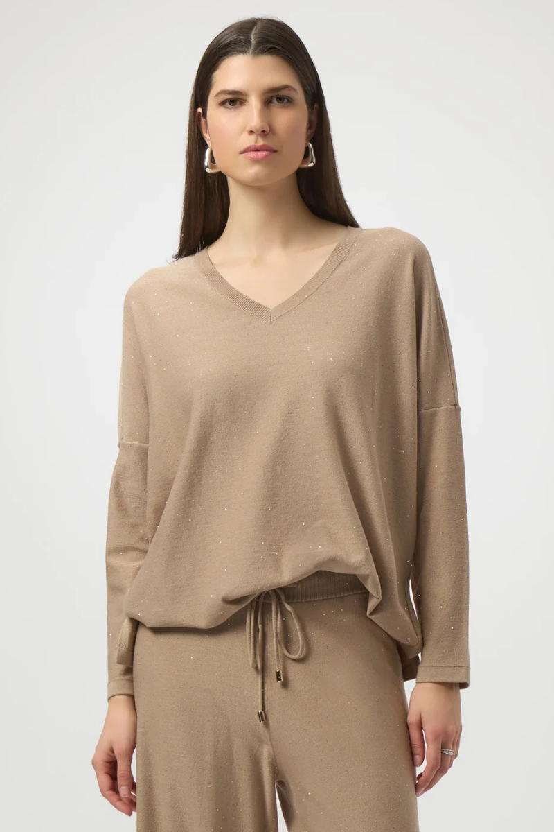 Joseph Ribkoff | Sweater Top | Fawn