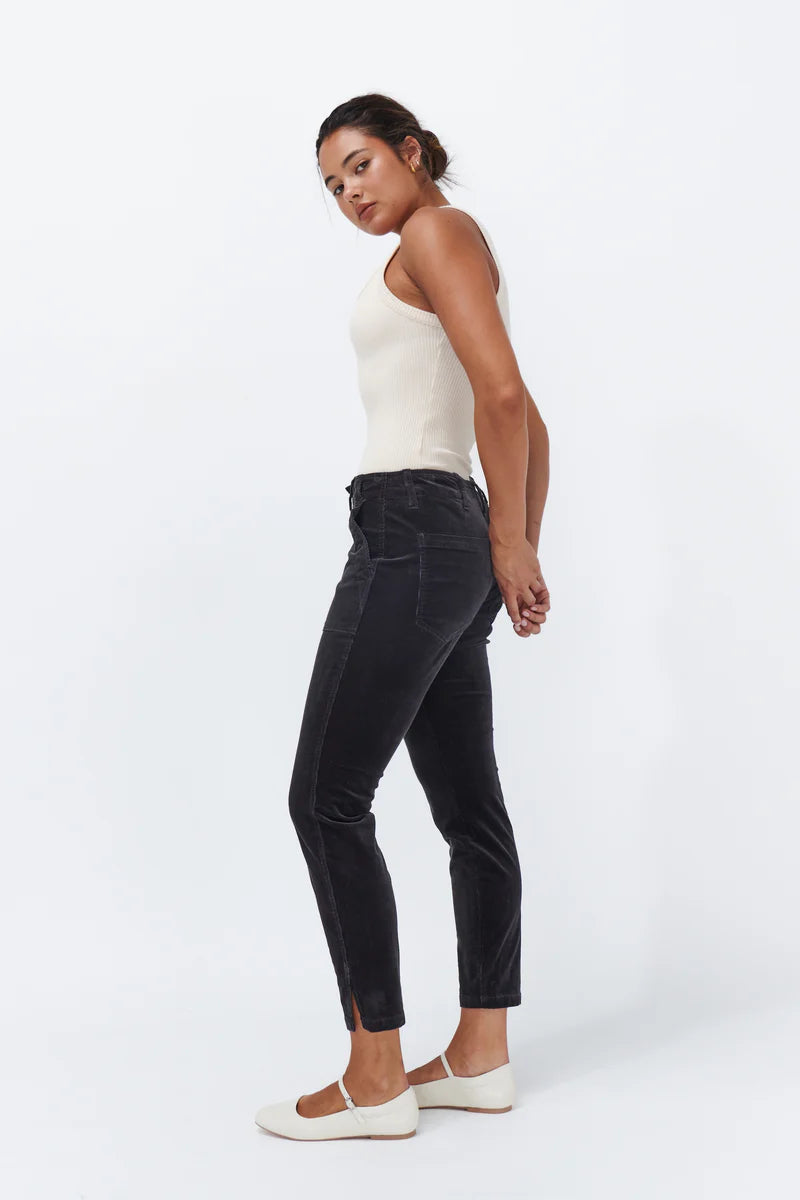 Kireina - Soho Cord Cropped - Grey