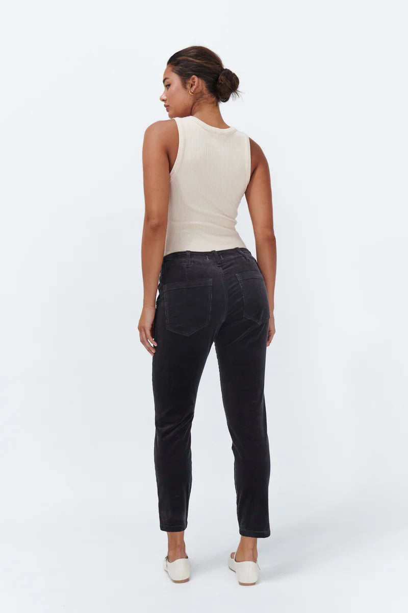 Kireina - Soho Cord Cropped - Grey