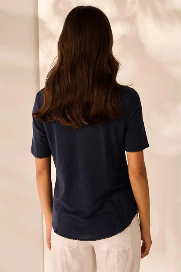 Lania | Salute Top | Ink