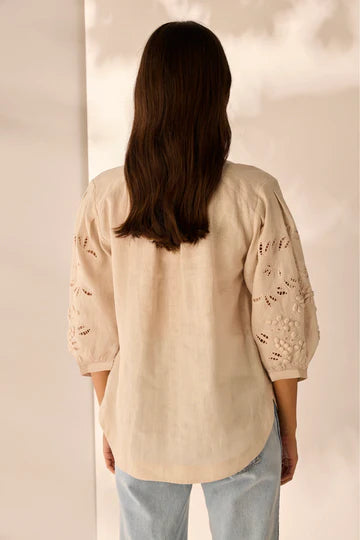 Lania | Steffi Shirt | Stone