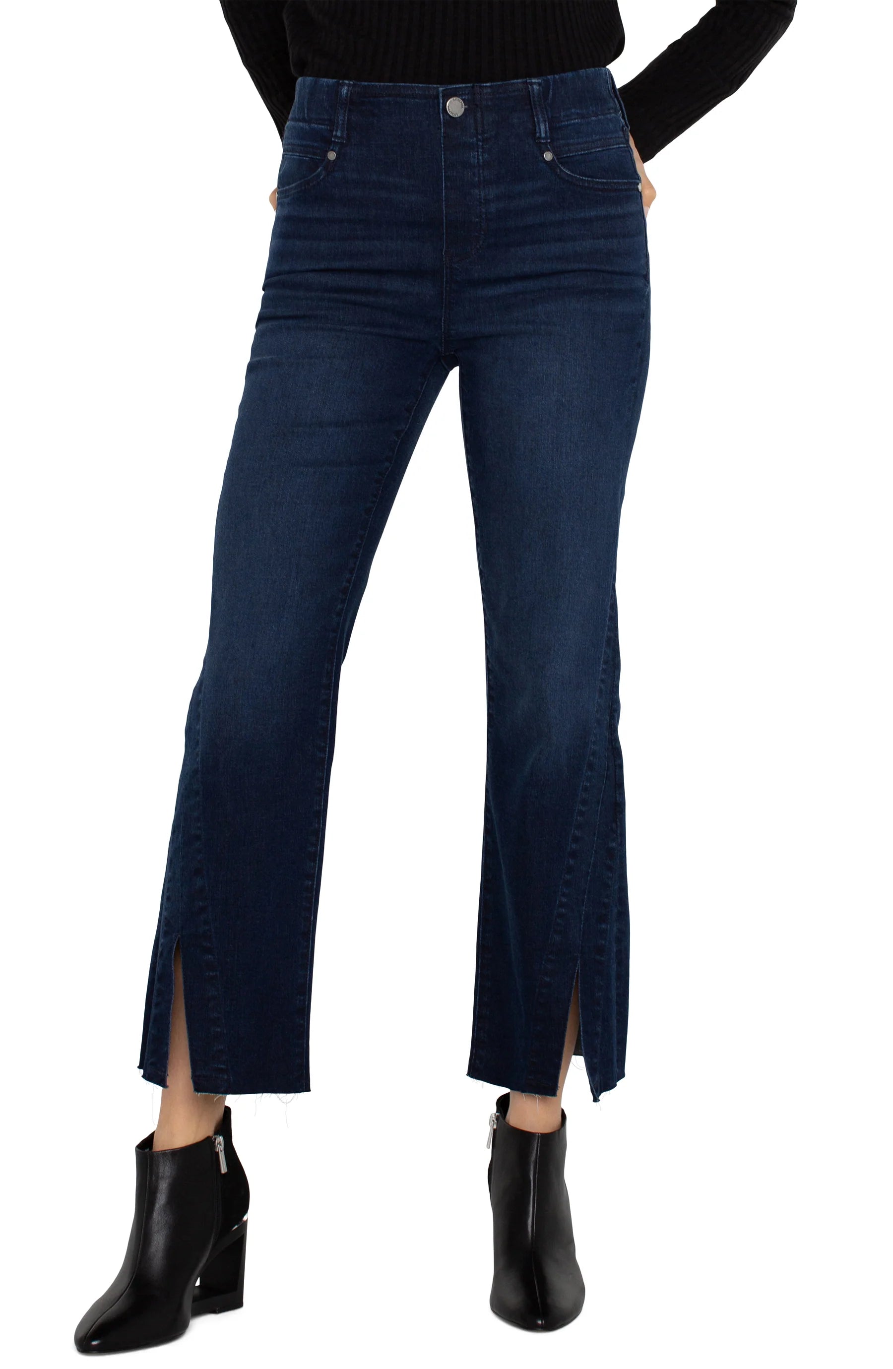 Liverpool Jeans | Gia Glider Crop Flare Twisted Seam | Banning
