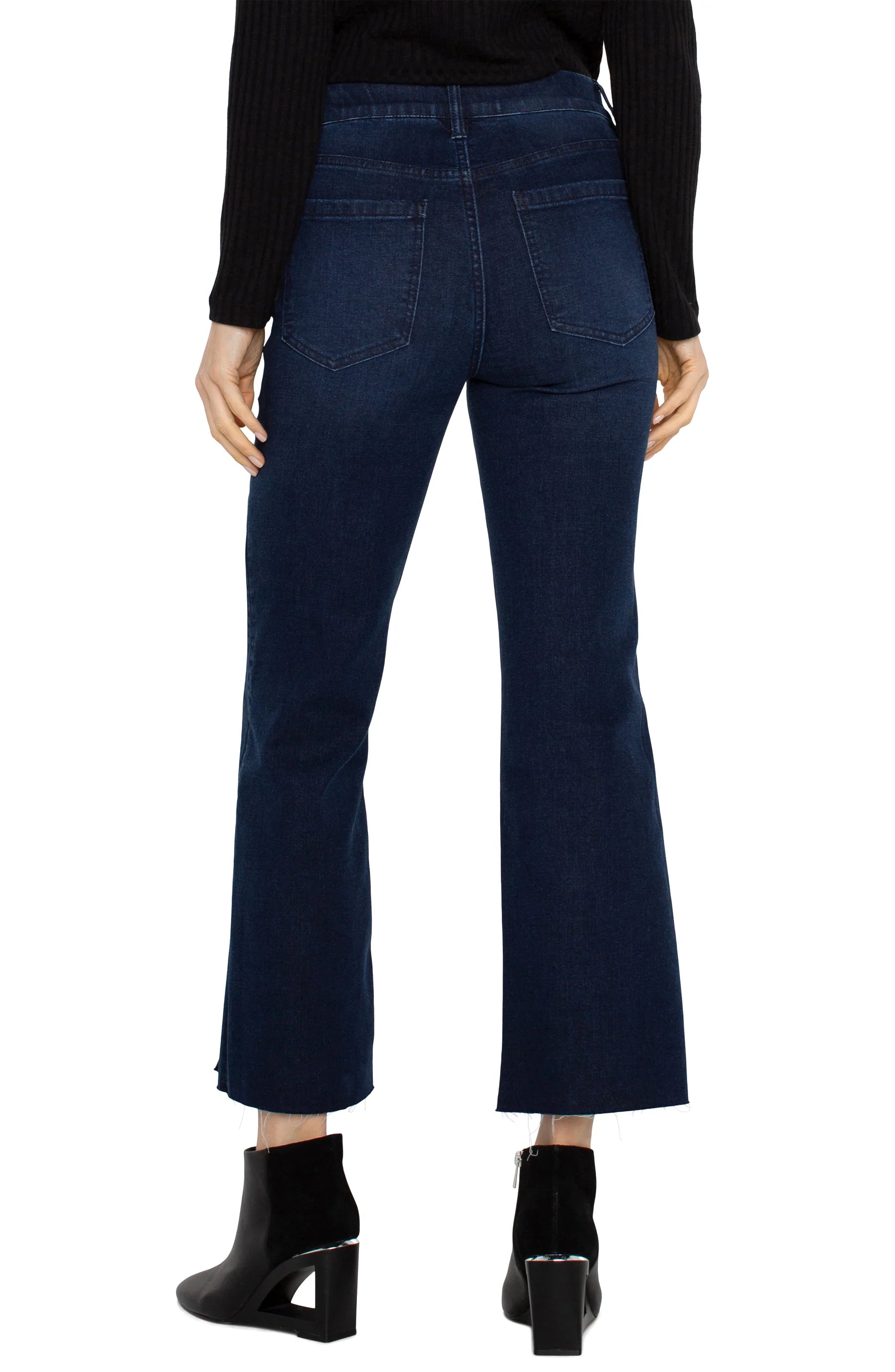 Liverpool Jeans | Gia Glider Crop Flare Twisted Seam | Banning