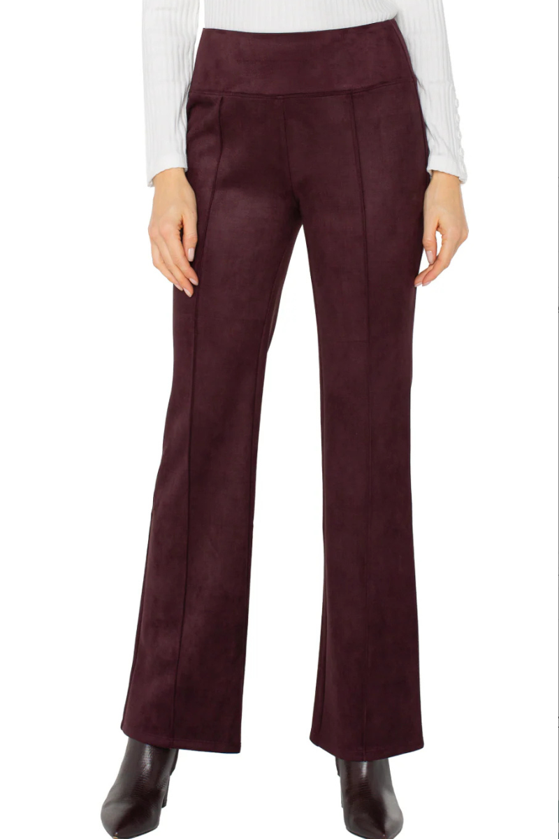 Liverpool Jeans | Pearl Full Length Flare | Dark Oxblood