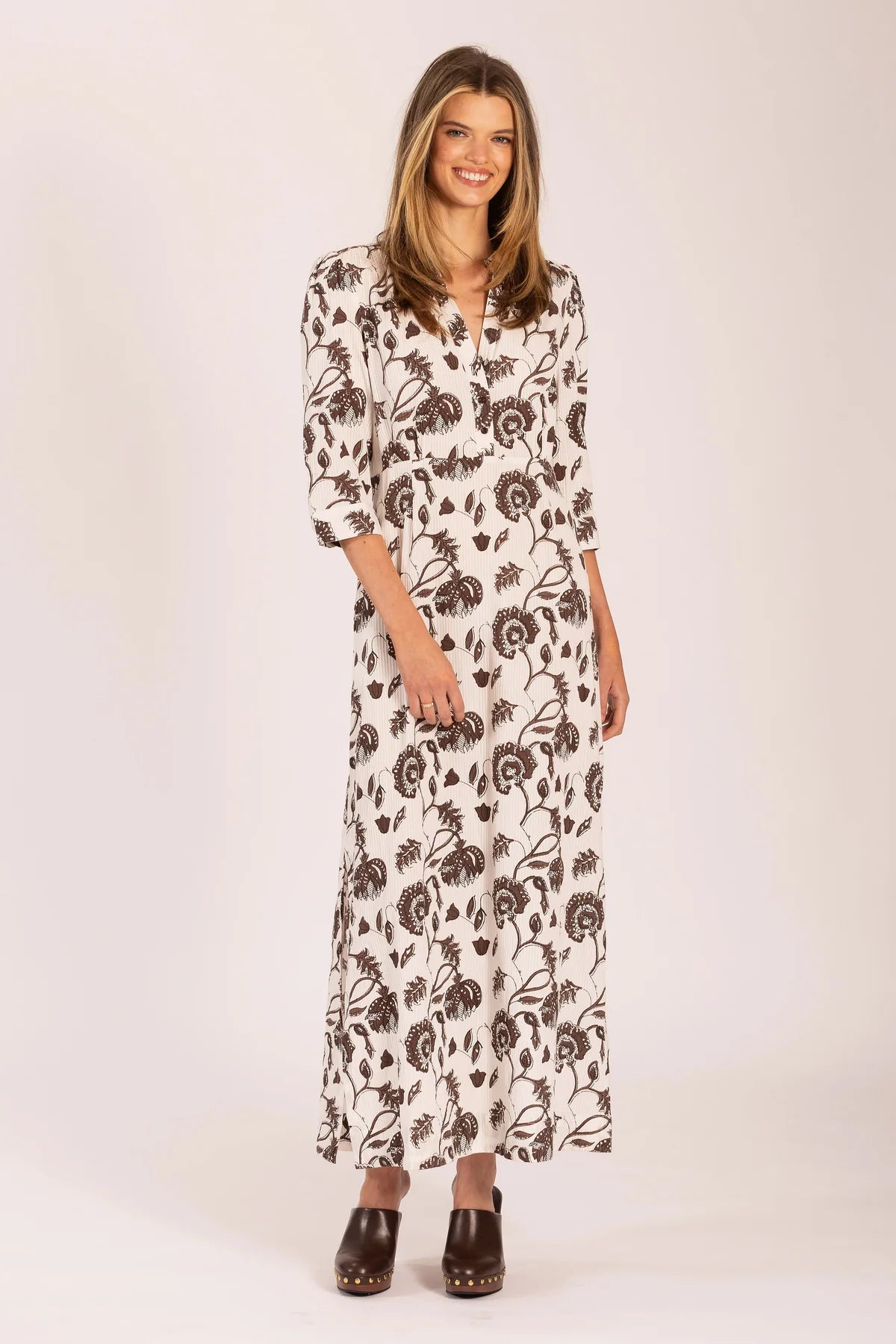 Lola | Mary Maxi Dress | Capri/Navy