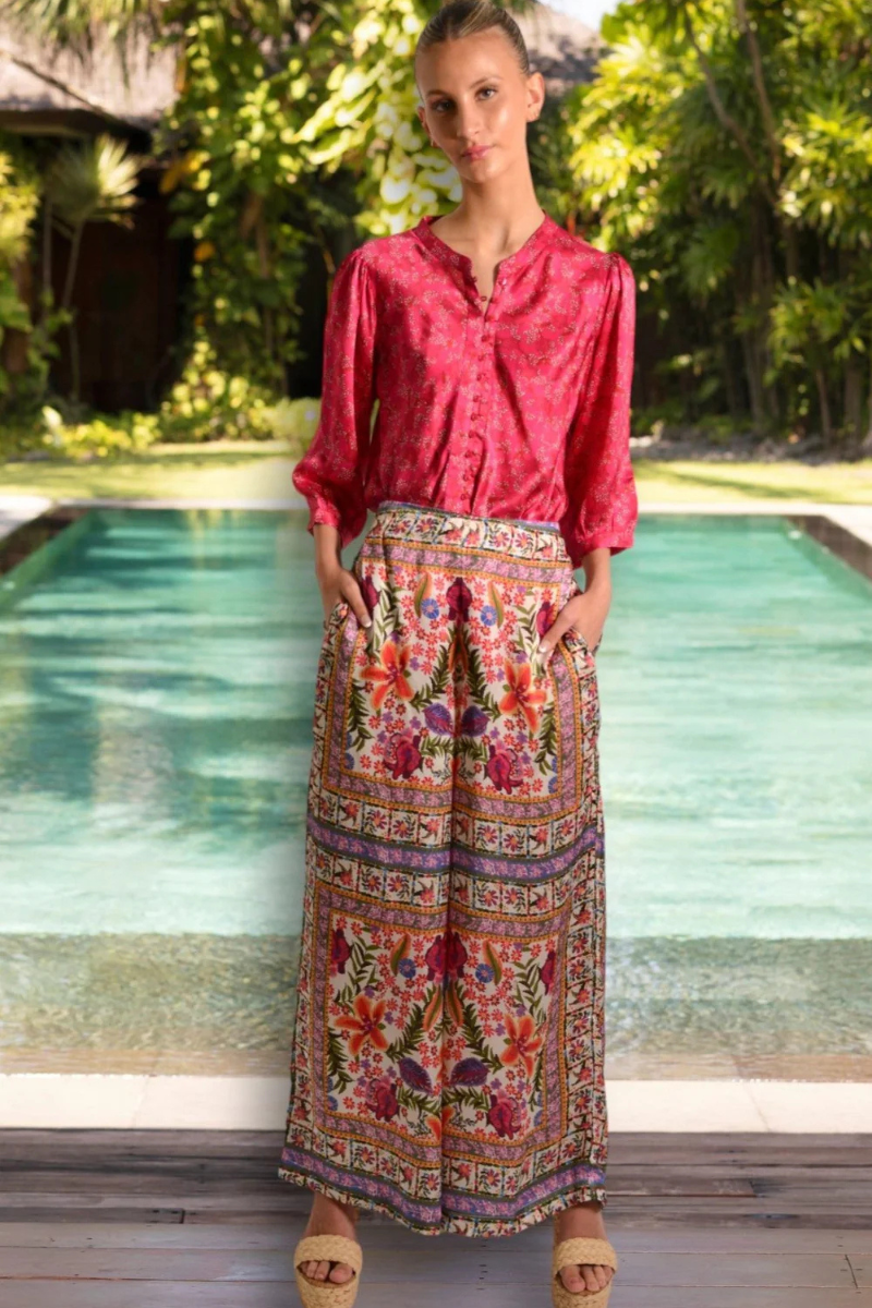 Lola | Palazzo Silk Pant | Tulleries Square