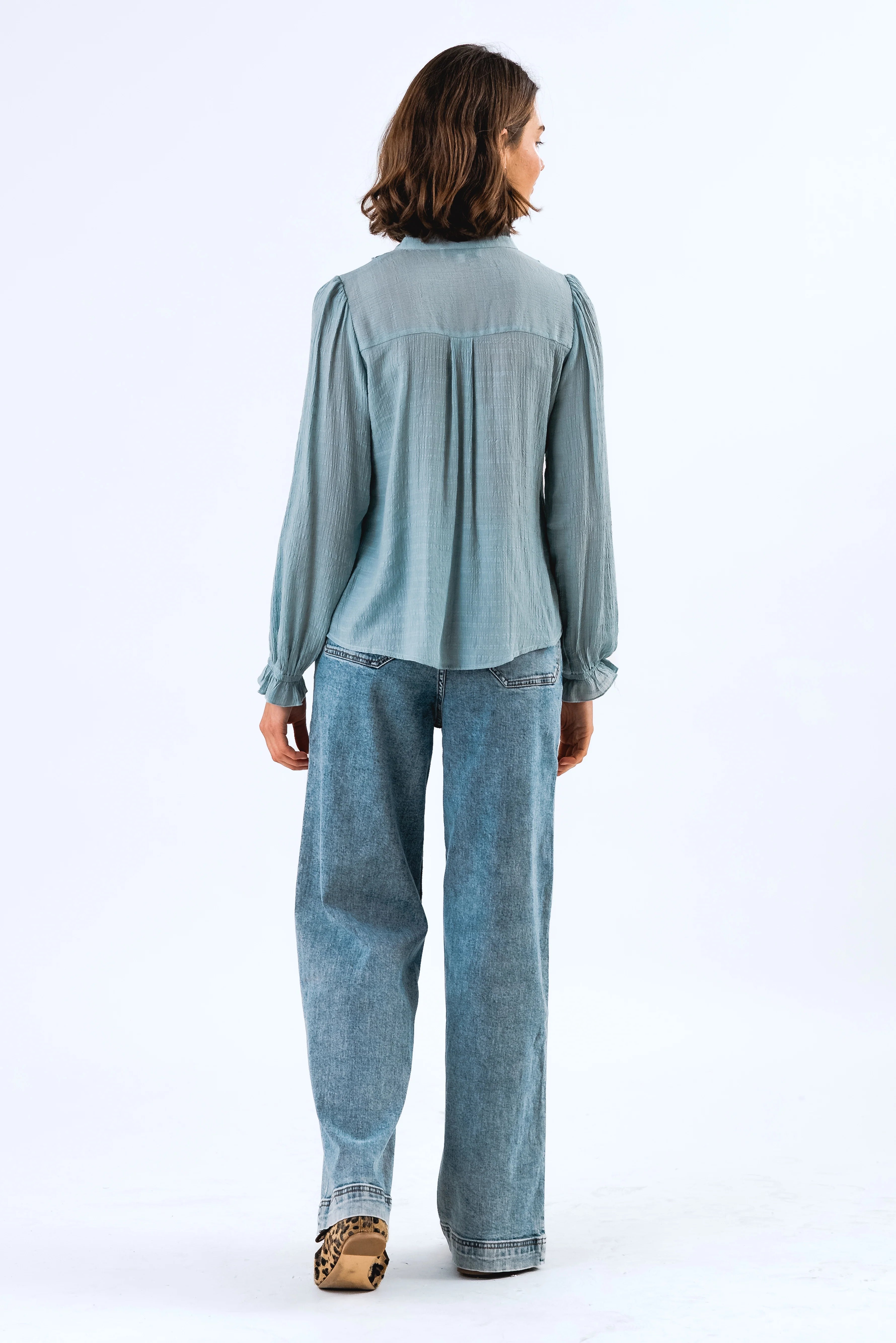 Lolly's Laundry | Ariel Shirt | Dusty Blue