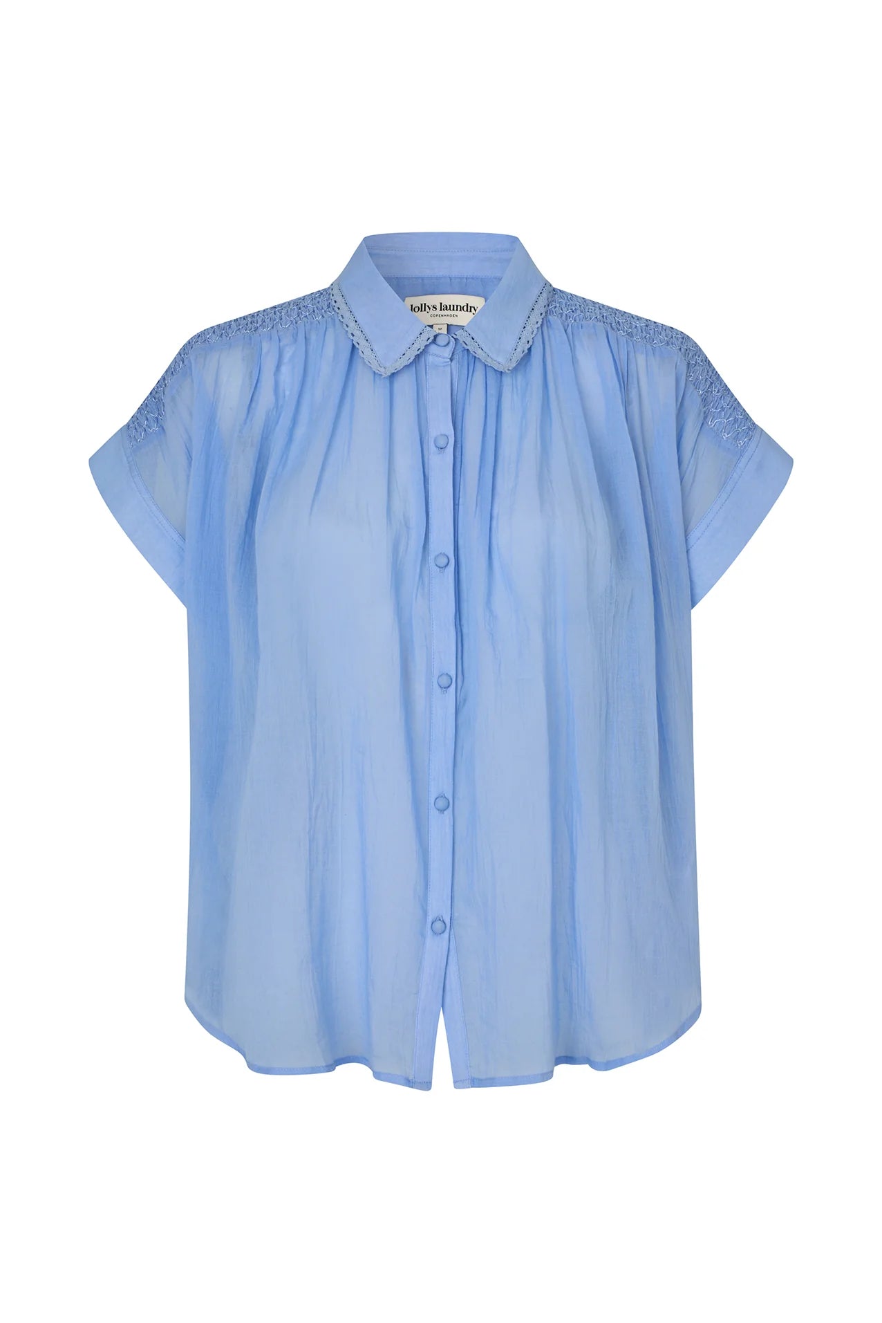 Lolly's Laundry | Badal Shirt with Smock | Blue