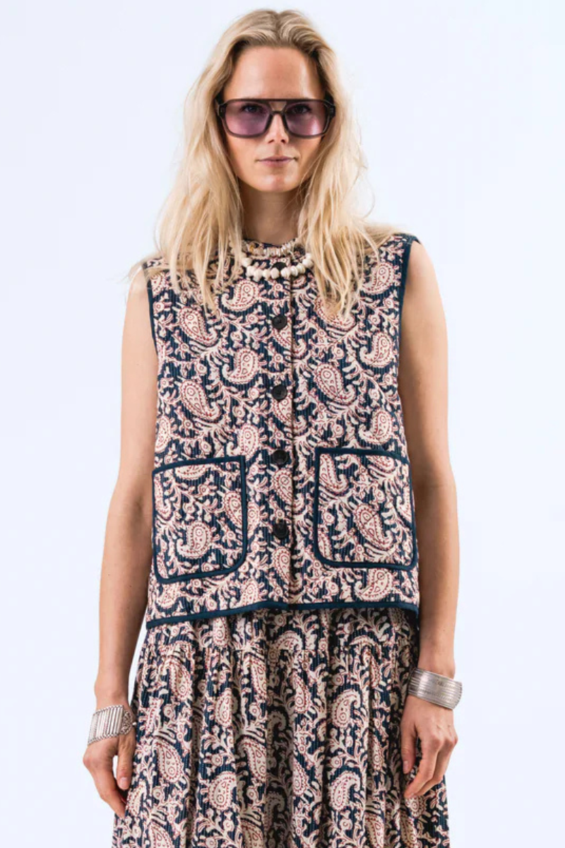 Lolly's Laundry | Cairo Vest | Graphic Print