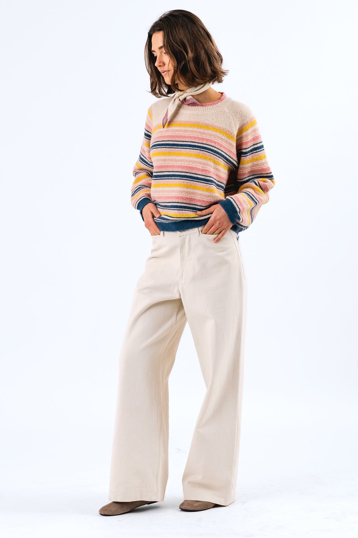 Lolly's Laundry | Florida Pants | Creme