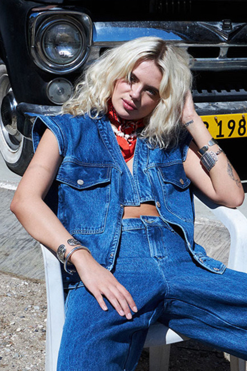 Lolly's Laundry | Sam Vest | Blue