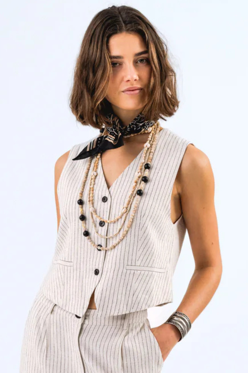 Lolly's Laundry | Torino Vest | Creme