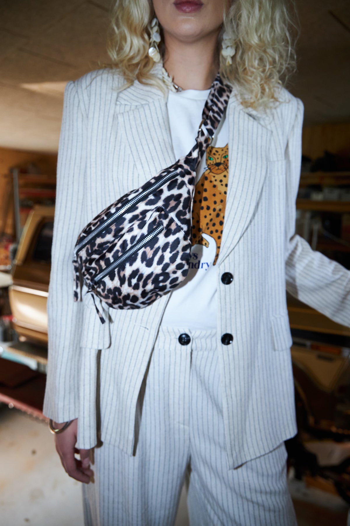 Lolly's Laundry | Holly Belt Bag | Leopard Print