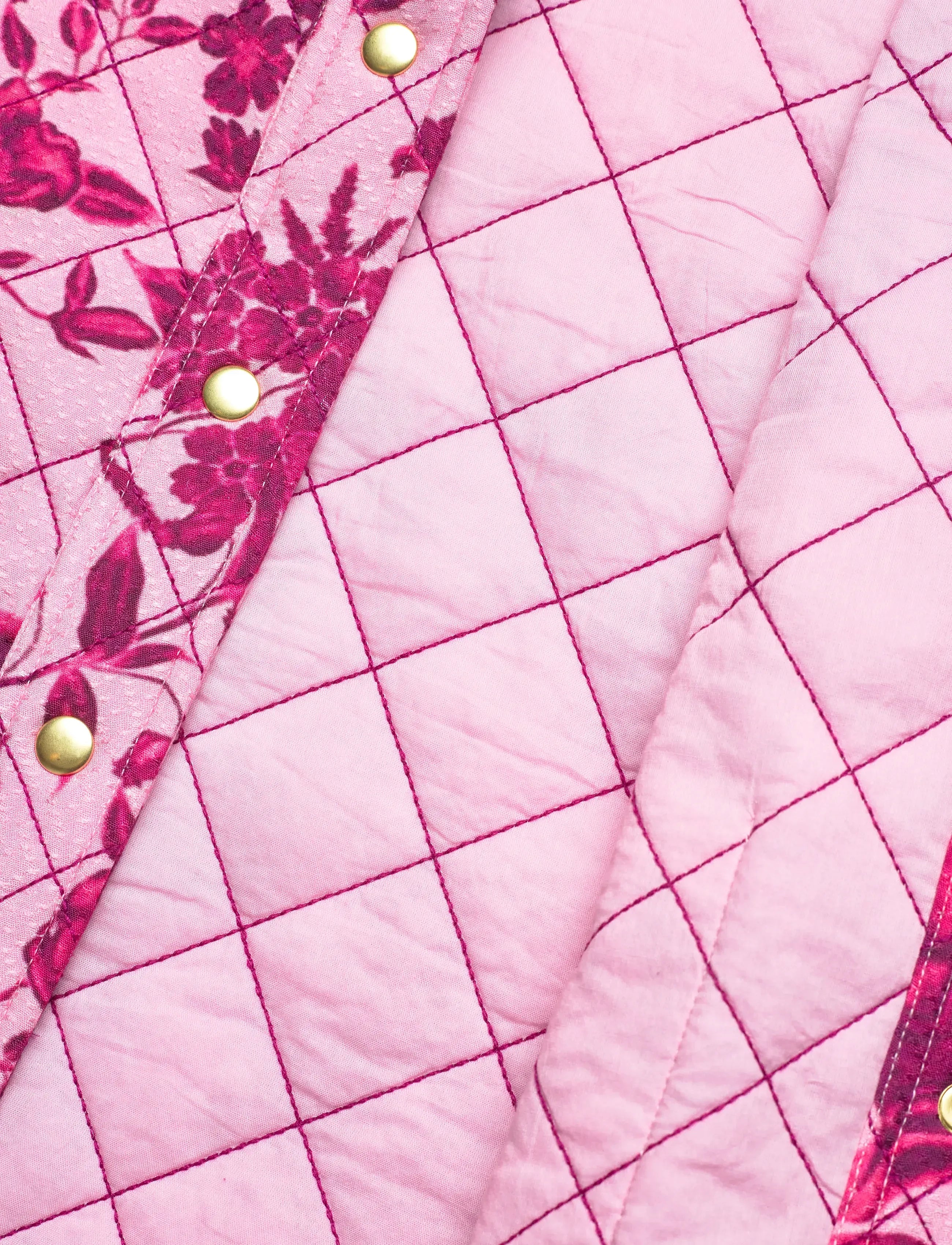 Lolly's Laundry | Cairo Quilted Vest | Pink