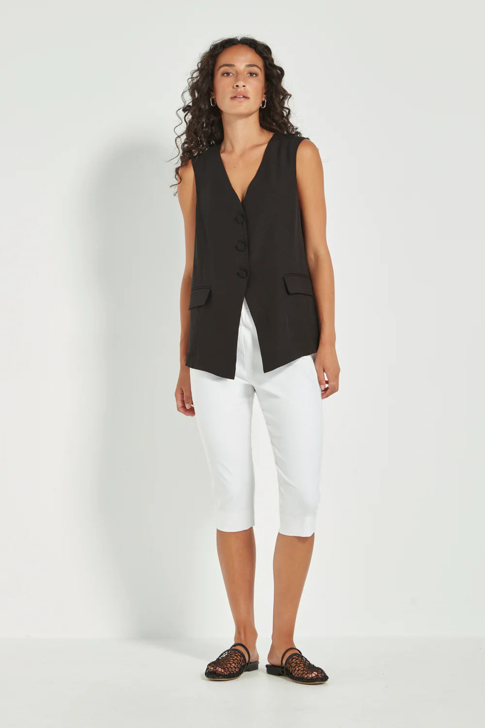 Verge | Loretta Vest | Black