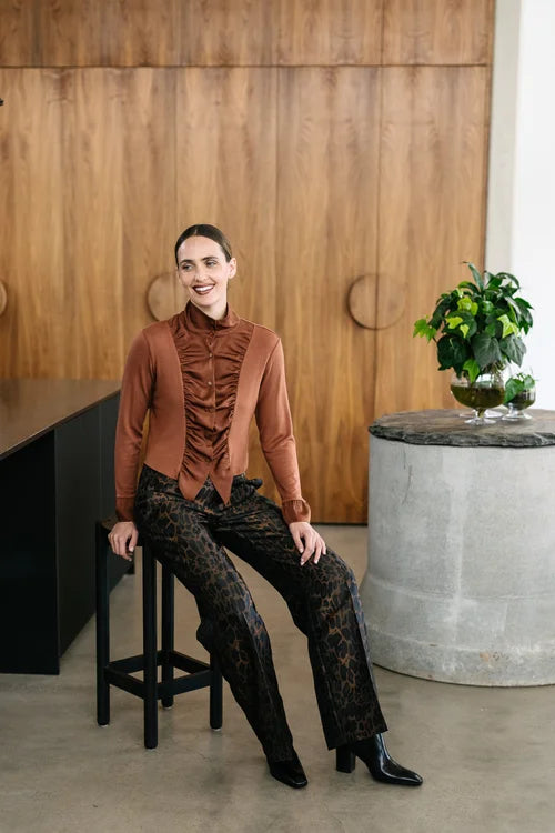 Maud Dainty | Freya Top | Tan