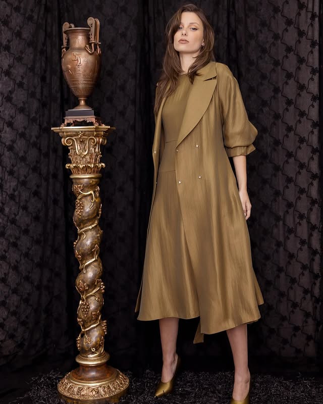 M A Dainty | Opera Coat | Bronze
