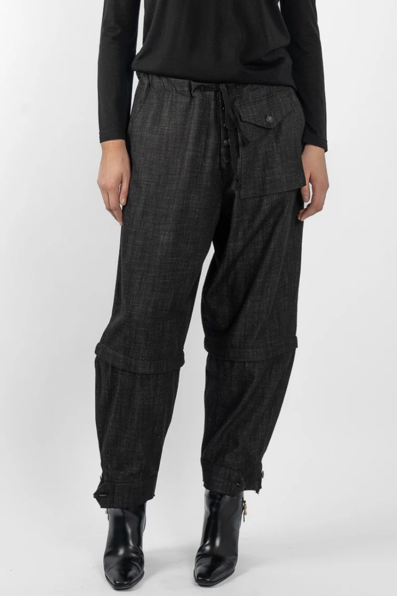 Maud Dainty | Trucker Pants | Black