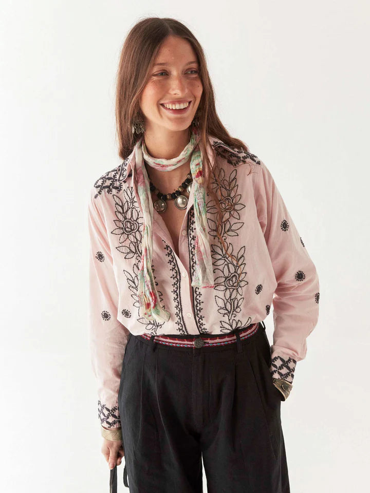 Maison Hotel | Ganges Blouse | Software Pink