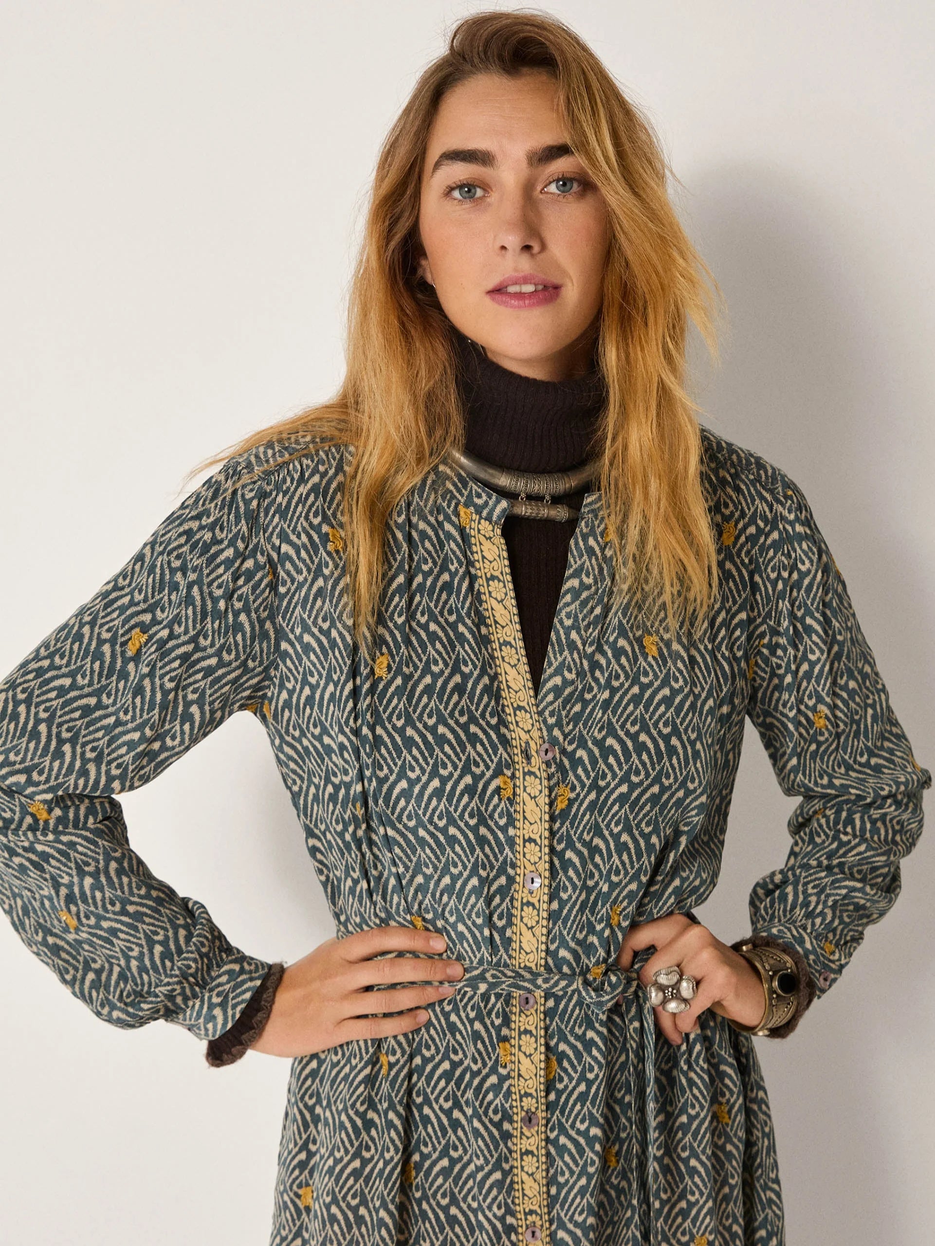 Maison Hotel | Ophelia Dress | Blue Shibori