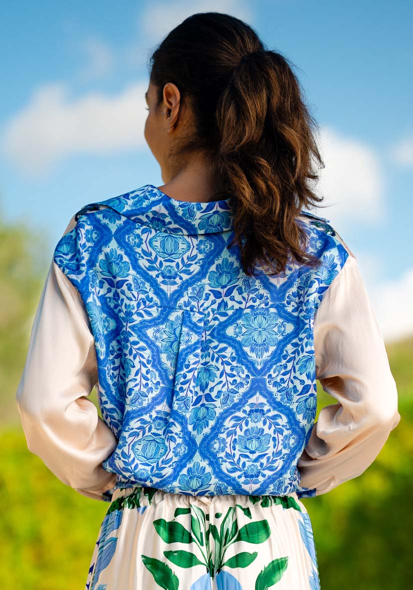 Miss Goodlife | Ladies Blouse | Green Garden