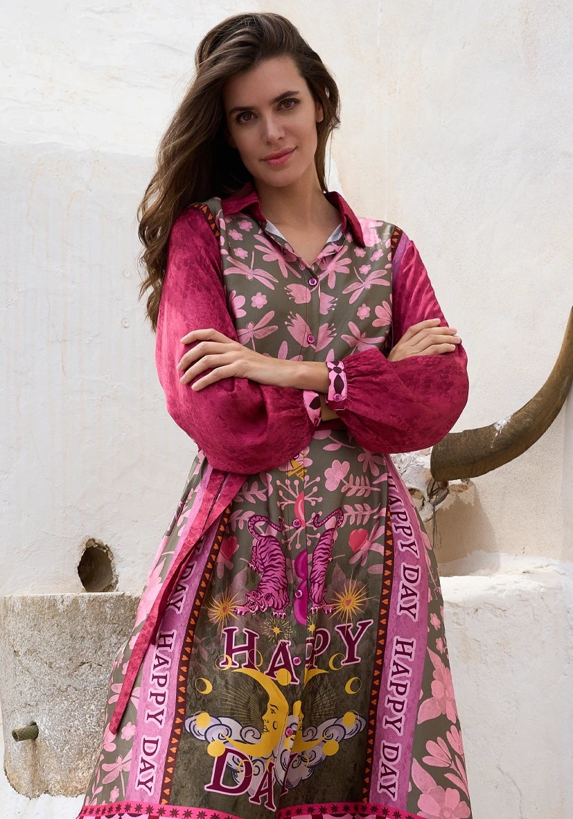 Miss Goodlife | Happy Day Dress | Multicolour