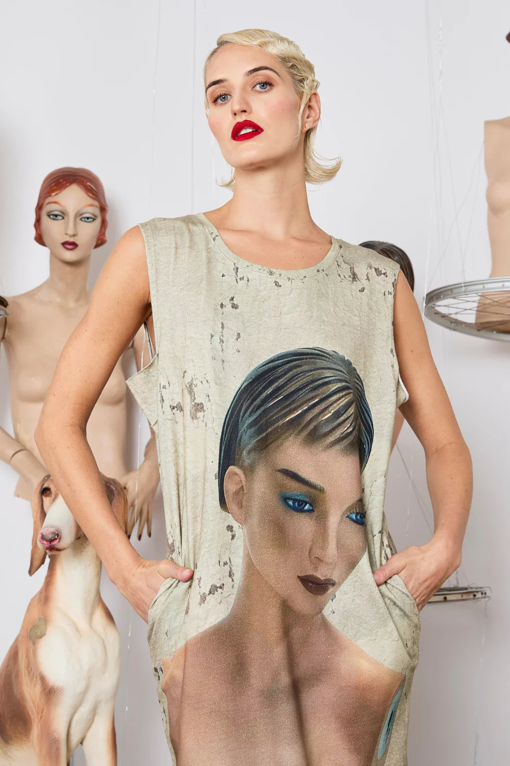 M A Dainty | Strike a Pose Dress | Blue Eyes