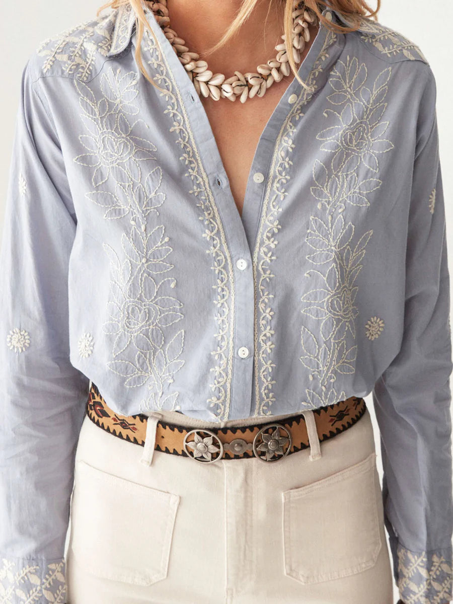 Mason Hotel | Ganges Blouse | Indigo