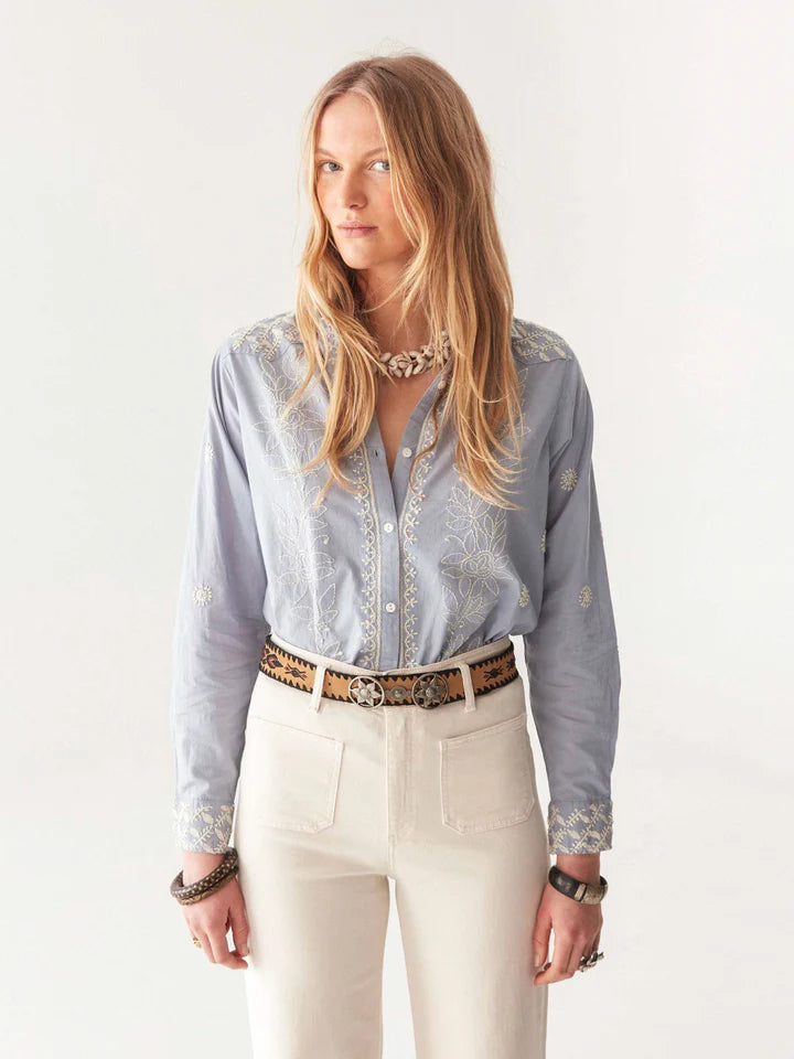 Mason Hotel | Ganges Blouse | Indigo