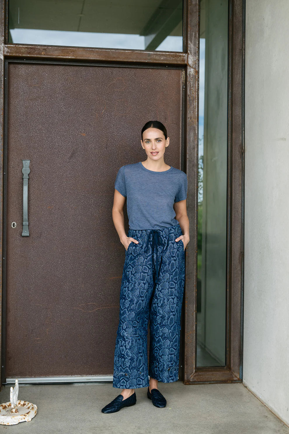 Maud Dainty | Trucker Pants | Denim Snake