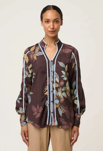 Once Was | Asher Faille Shirt | Ember Vines