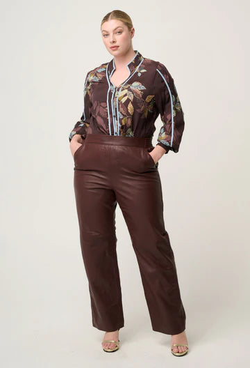 Once Was | Asher Faille Shirt | Ember Vines