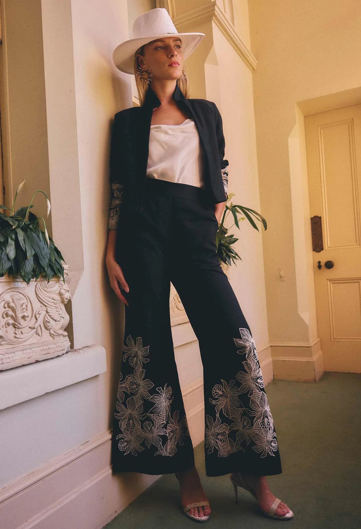 Once Was | Willow Linen Pants | Black