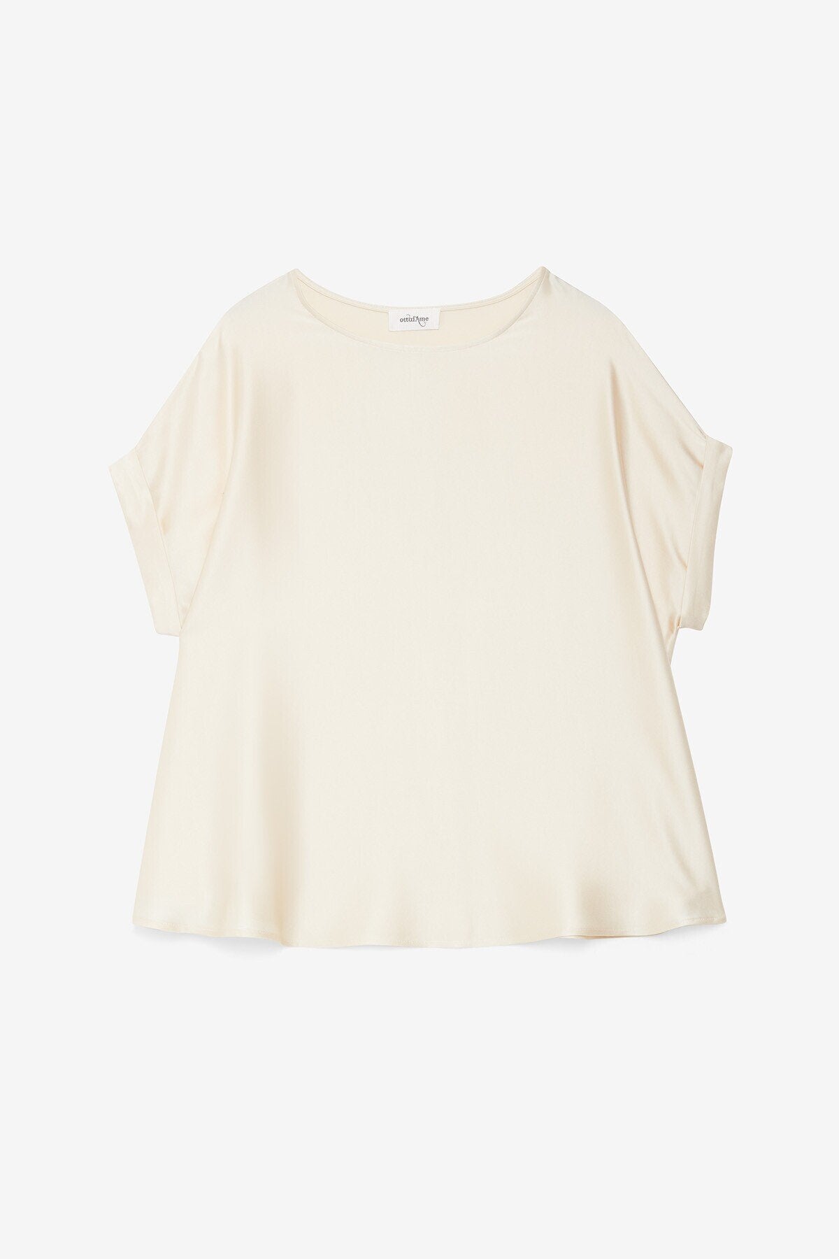 Ottod'Ame | Satin Blouse | Latte
