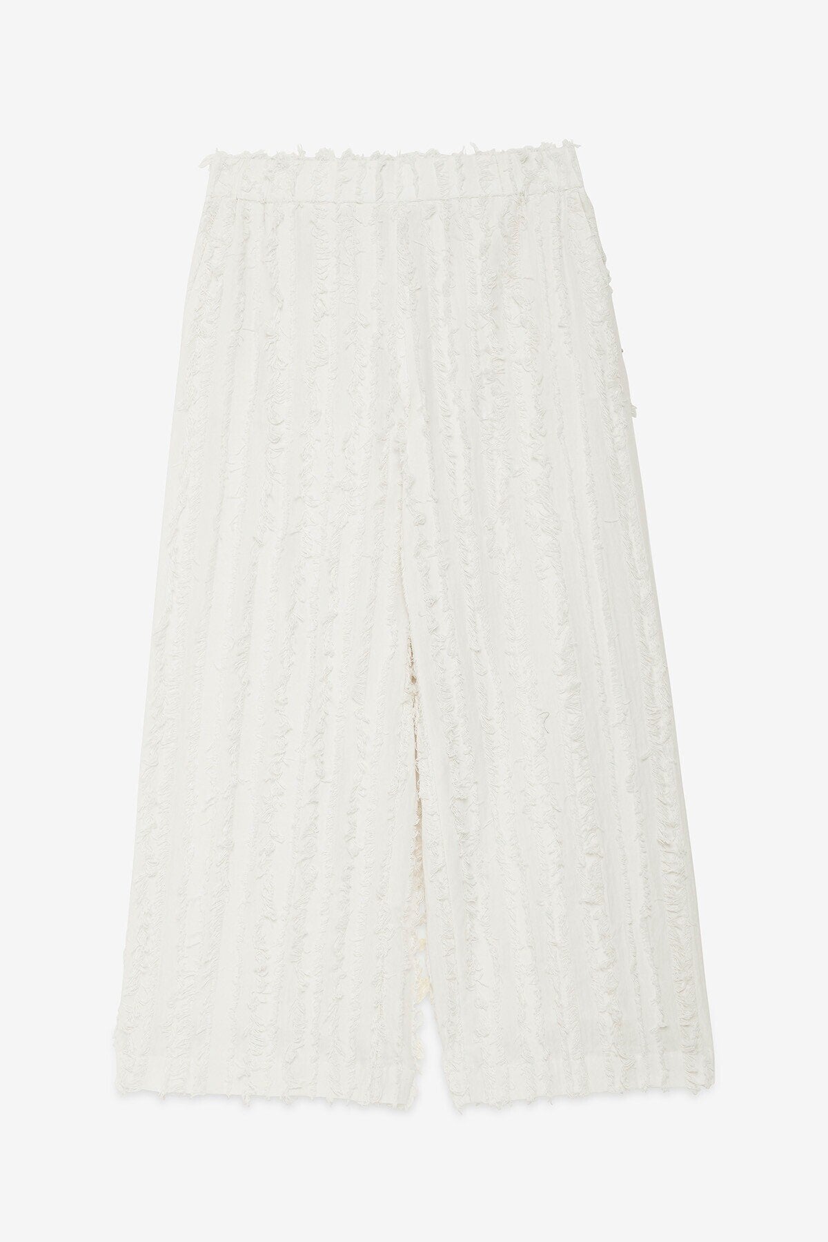 Ottod'Ame | Textured Palazzo Pants | Latte