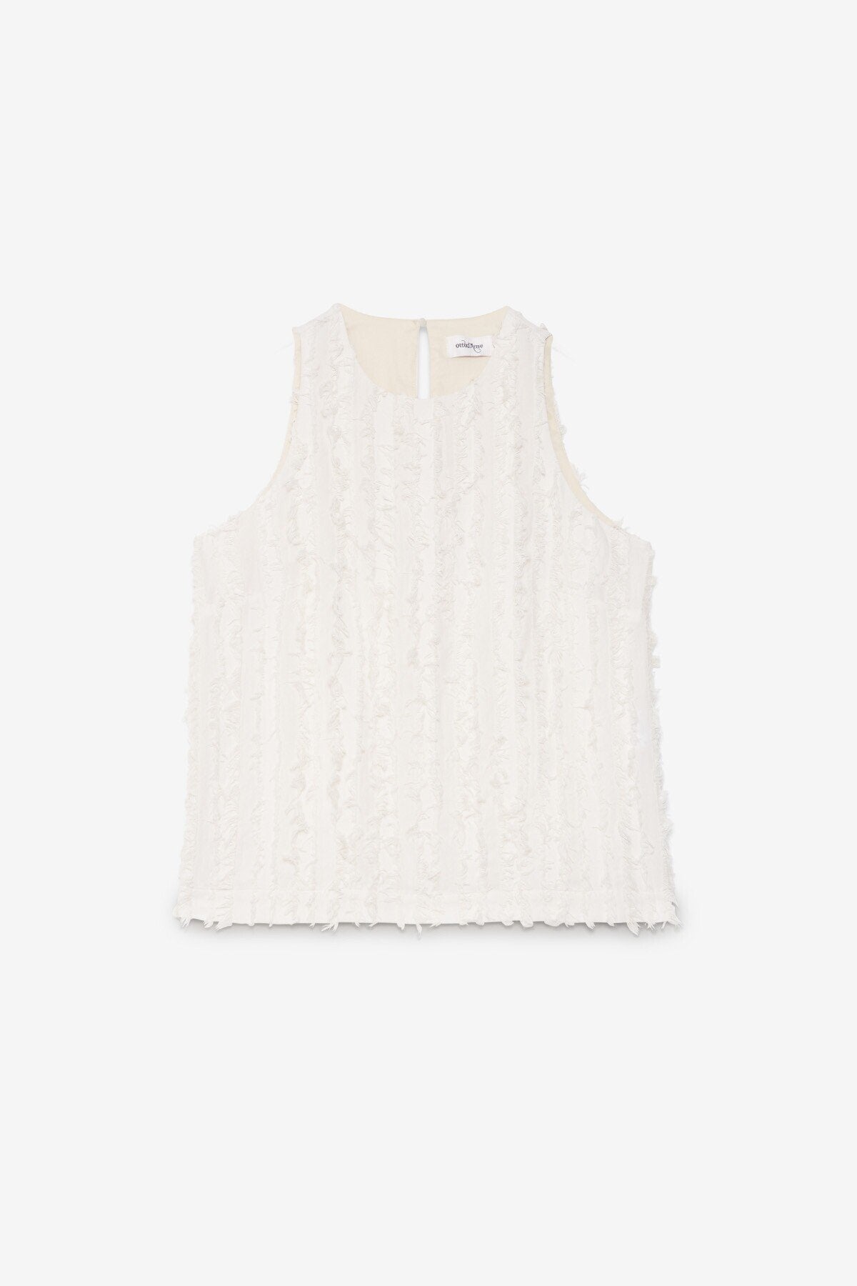 Ottod'Ame | Textured Top | Latte