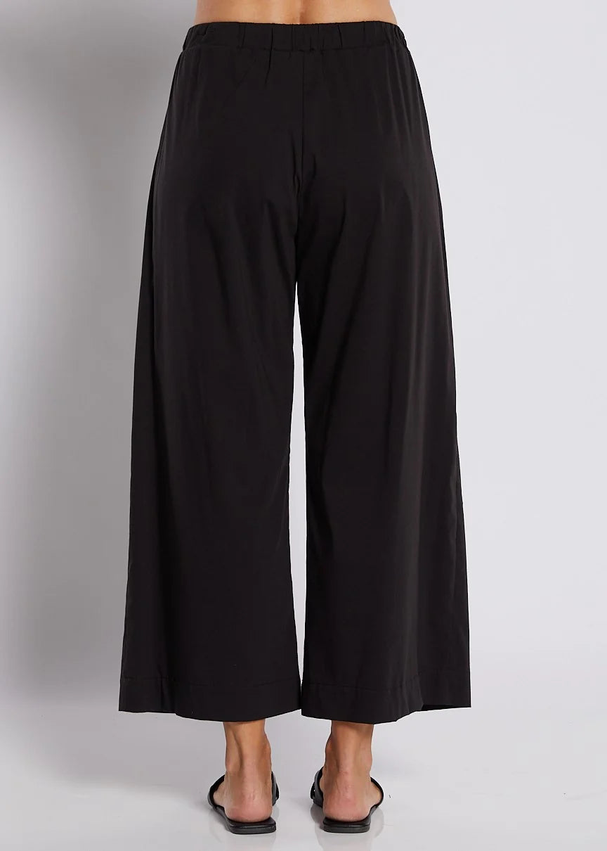 Philosophy | Hucknall 7/8 Wide Leg Pant | Black