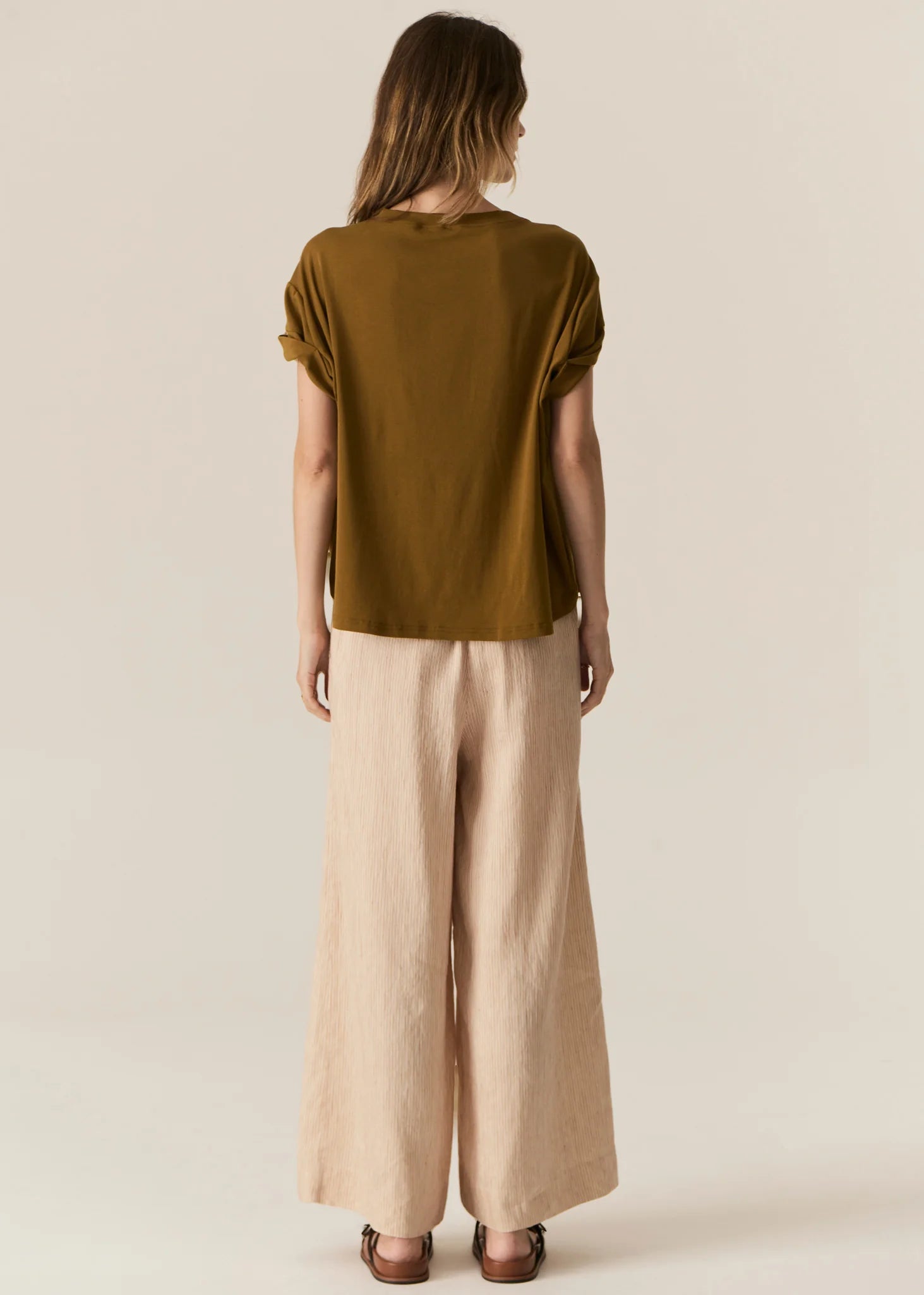 POL | Stelle Pant | Red/Natural Stripe
