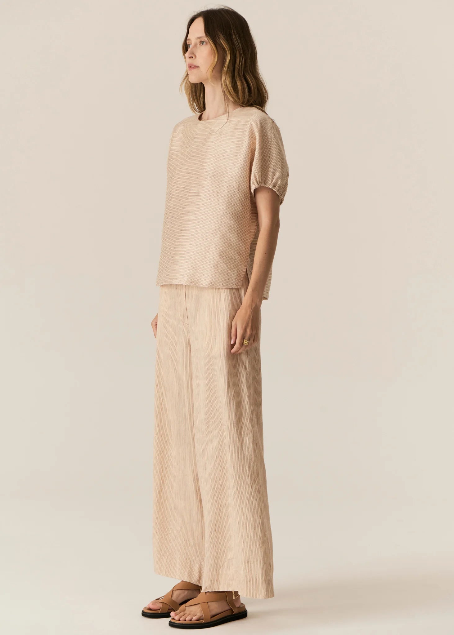 POL | Stelle Reversible Top | Red/Natural Stripe